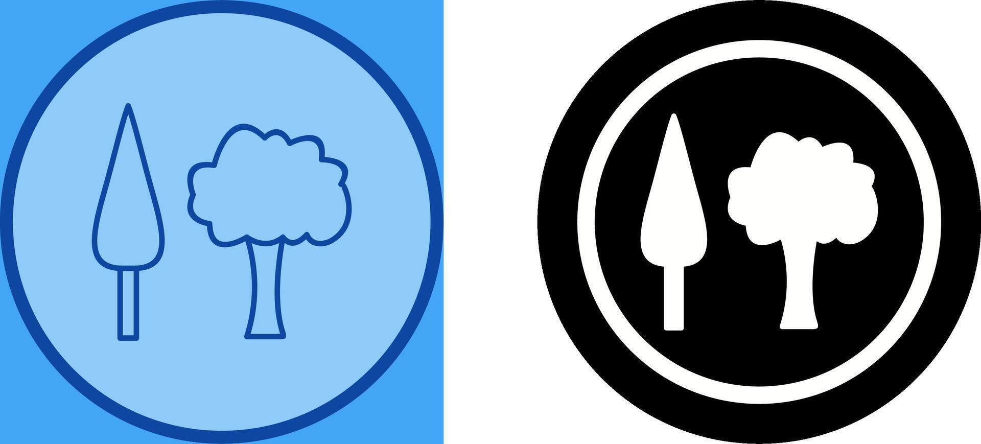 Trees Icon Design vector