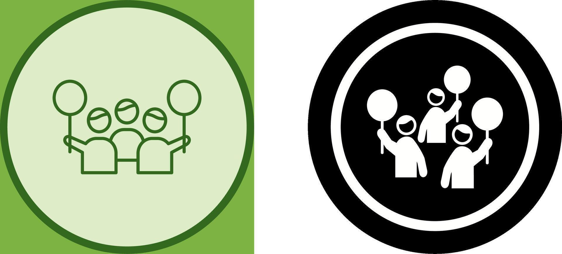 Protest Icon Design vector