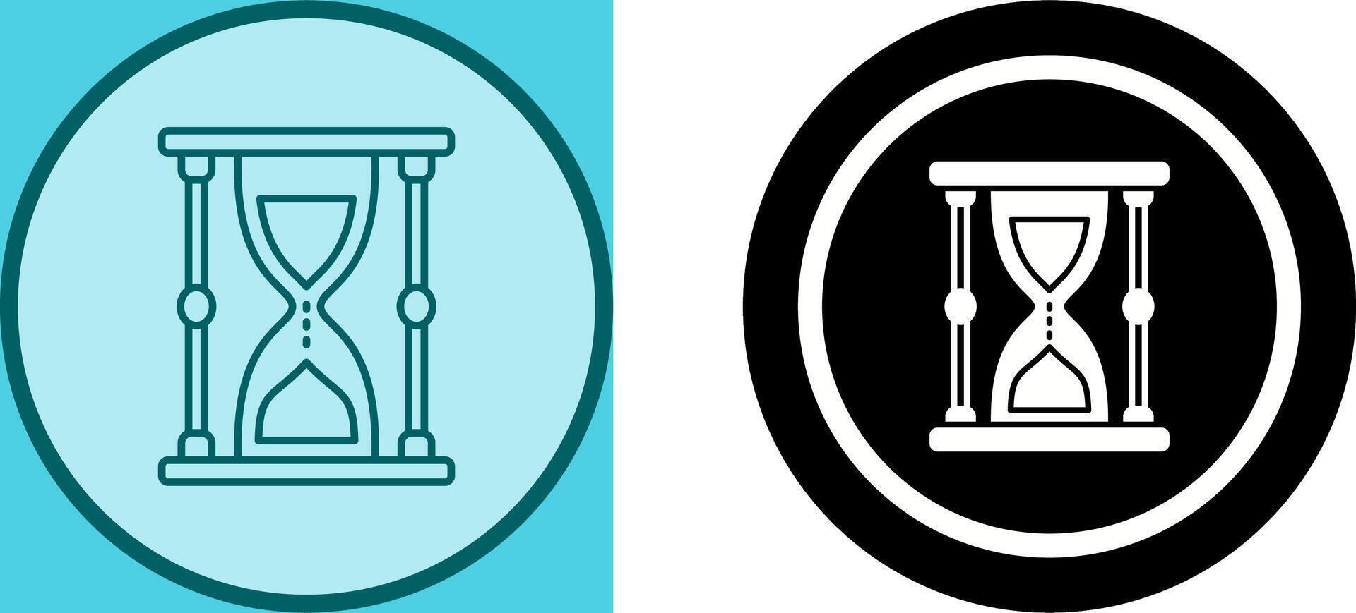 Hourglass Icon Design vector