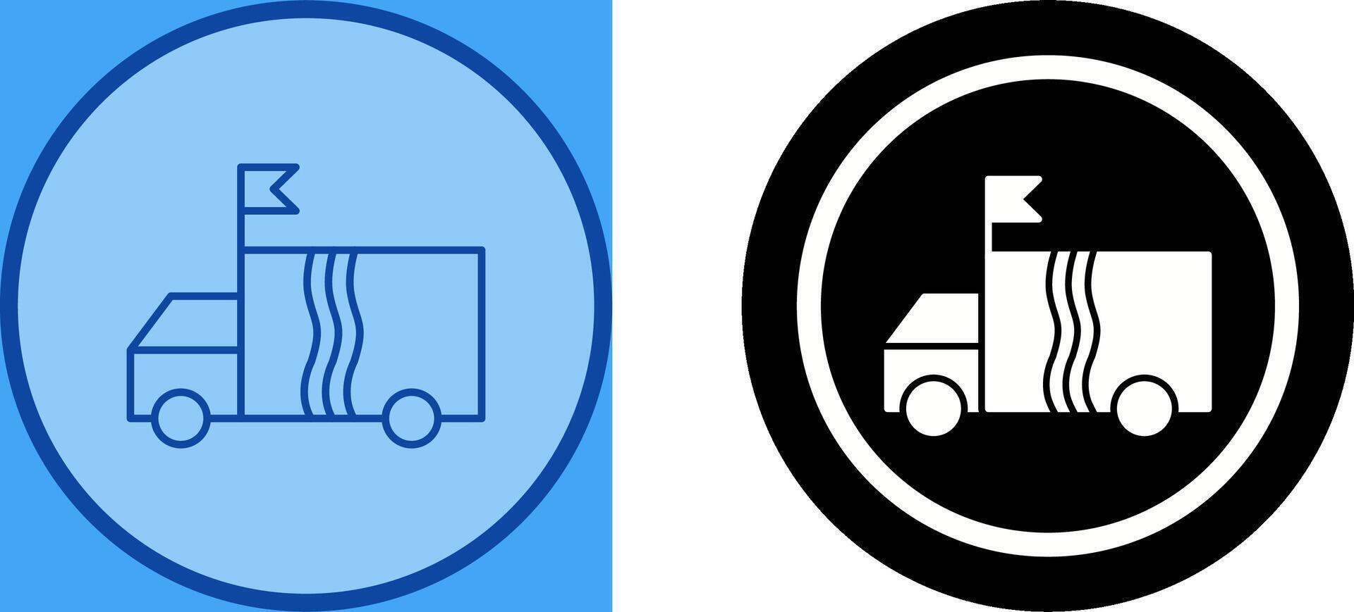 Campaign ehicle Icon Design vector
