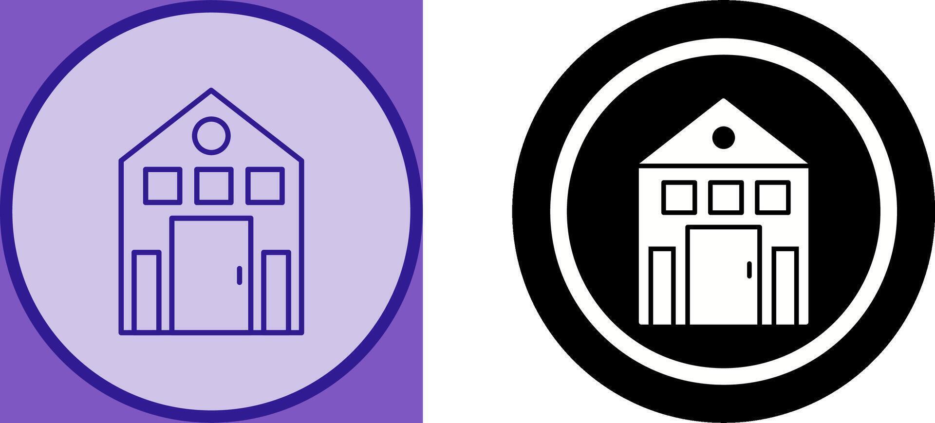 Building Icon Design vector