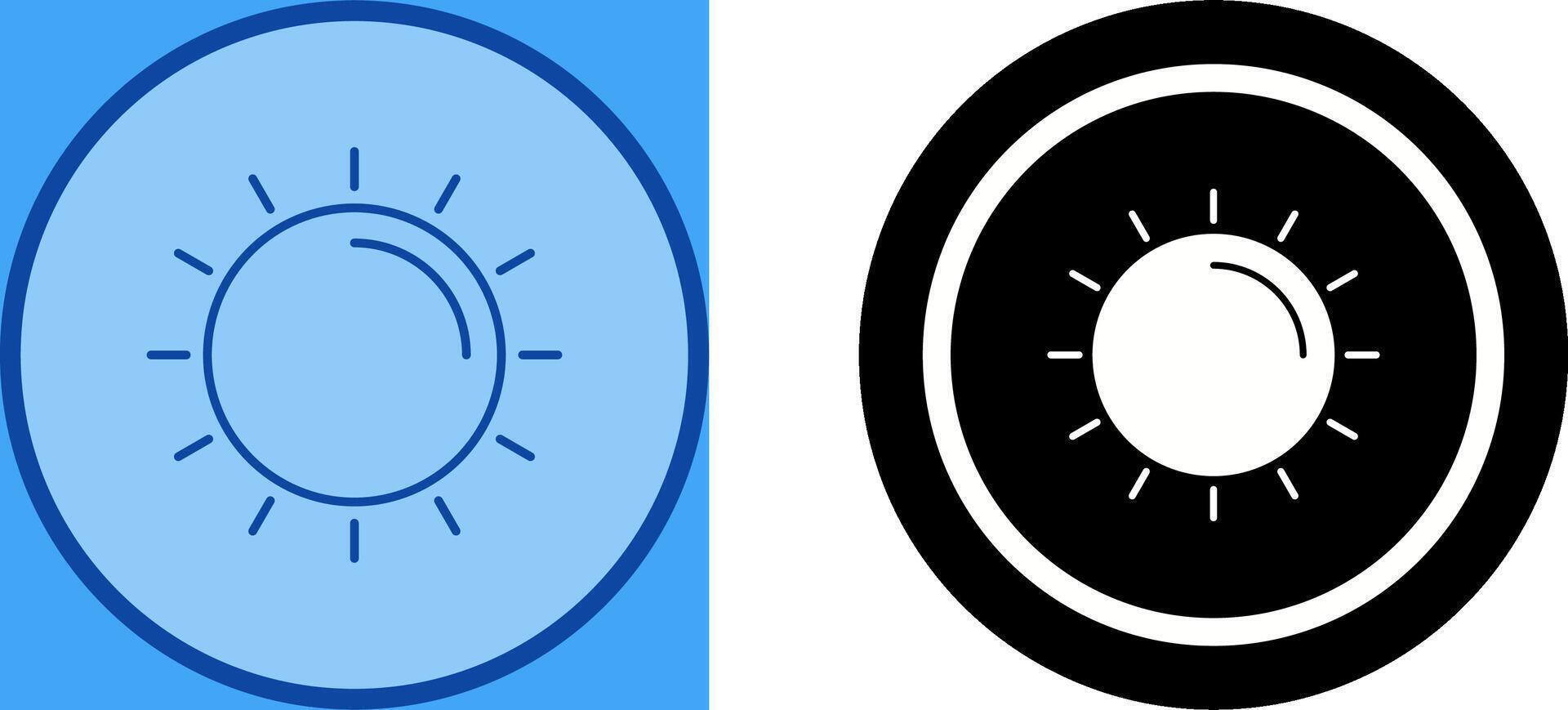 Sun Icon Design vector