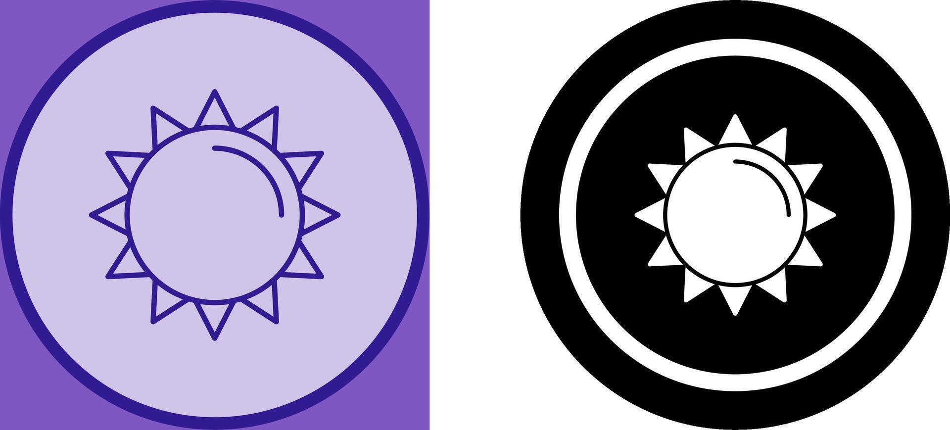 Sun Icon Design vector