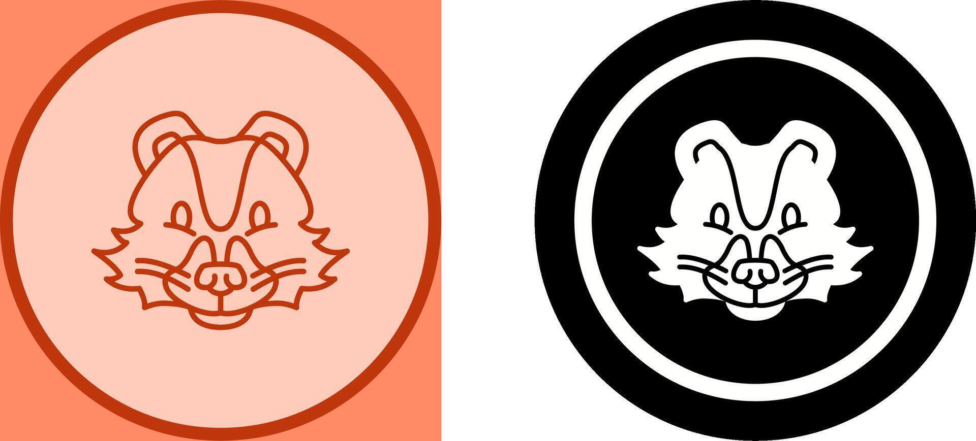 Skunk Icon Design vector