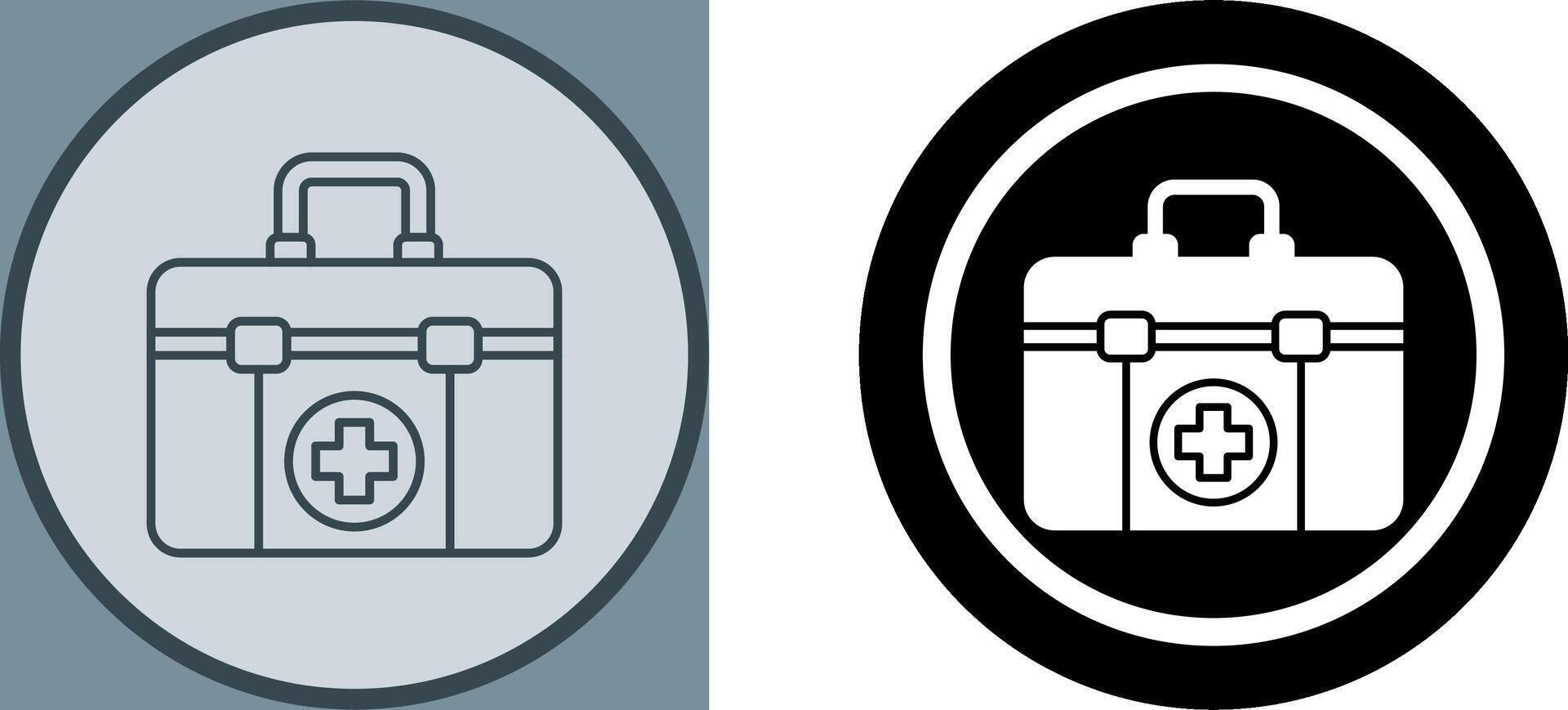 First Aid Kit Icon Design vector