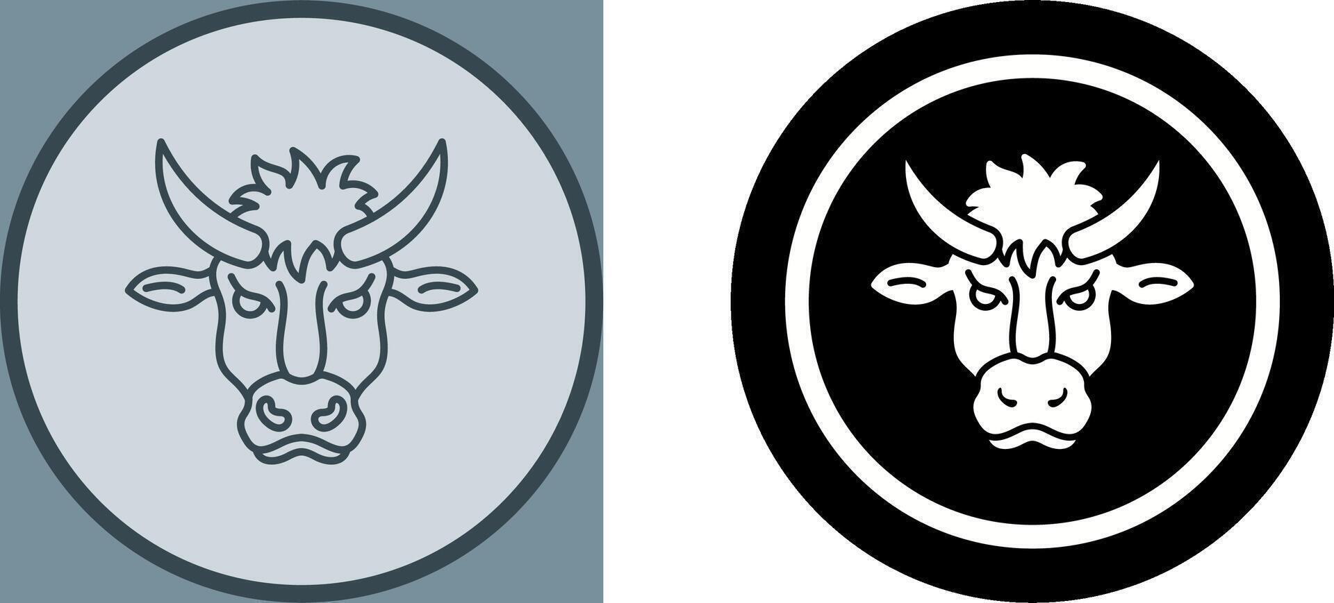 Bison Icon Design vector
