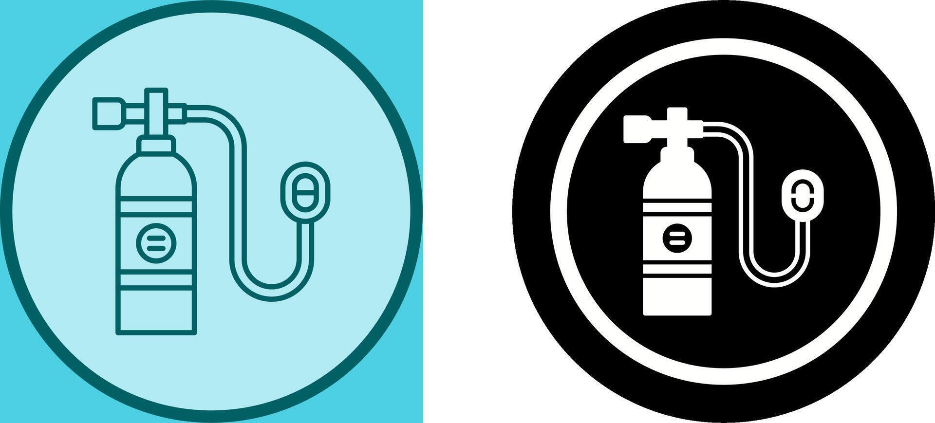 Oxygen Tank Icon Design vector