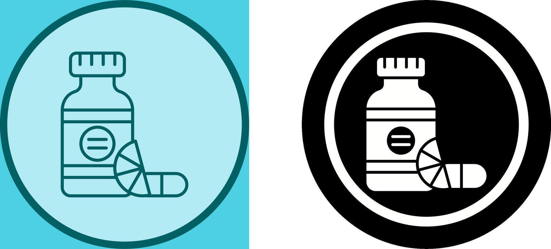 Vitamins Icon Design vector