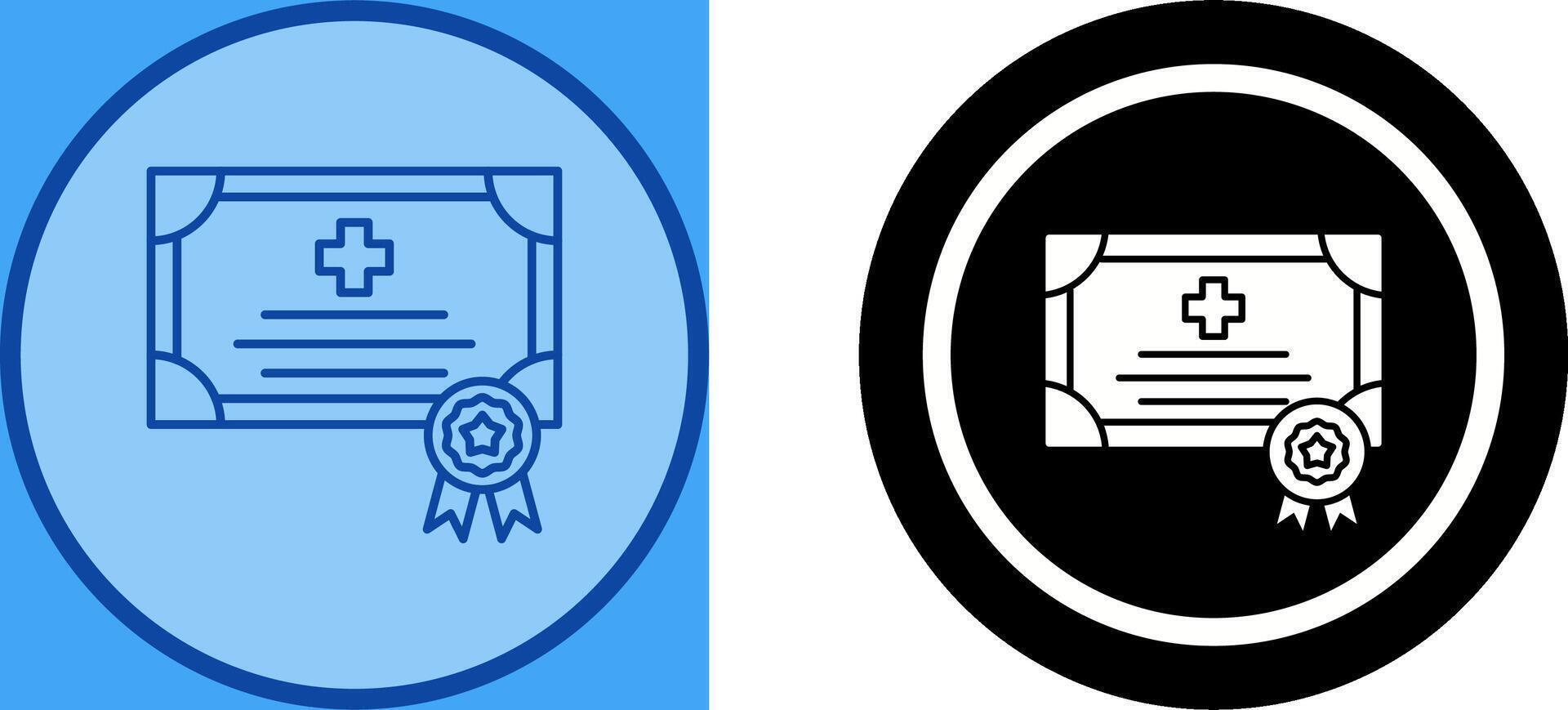 Certificate Icon Design vector