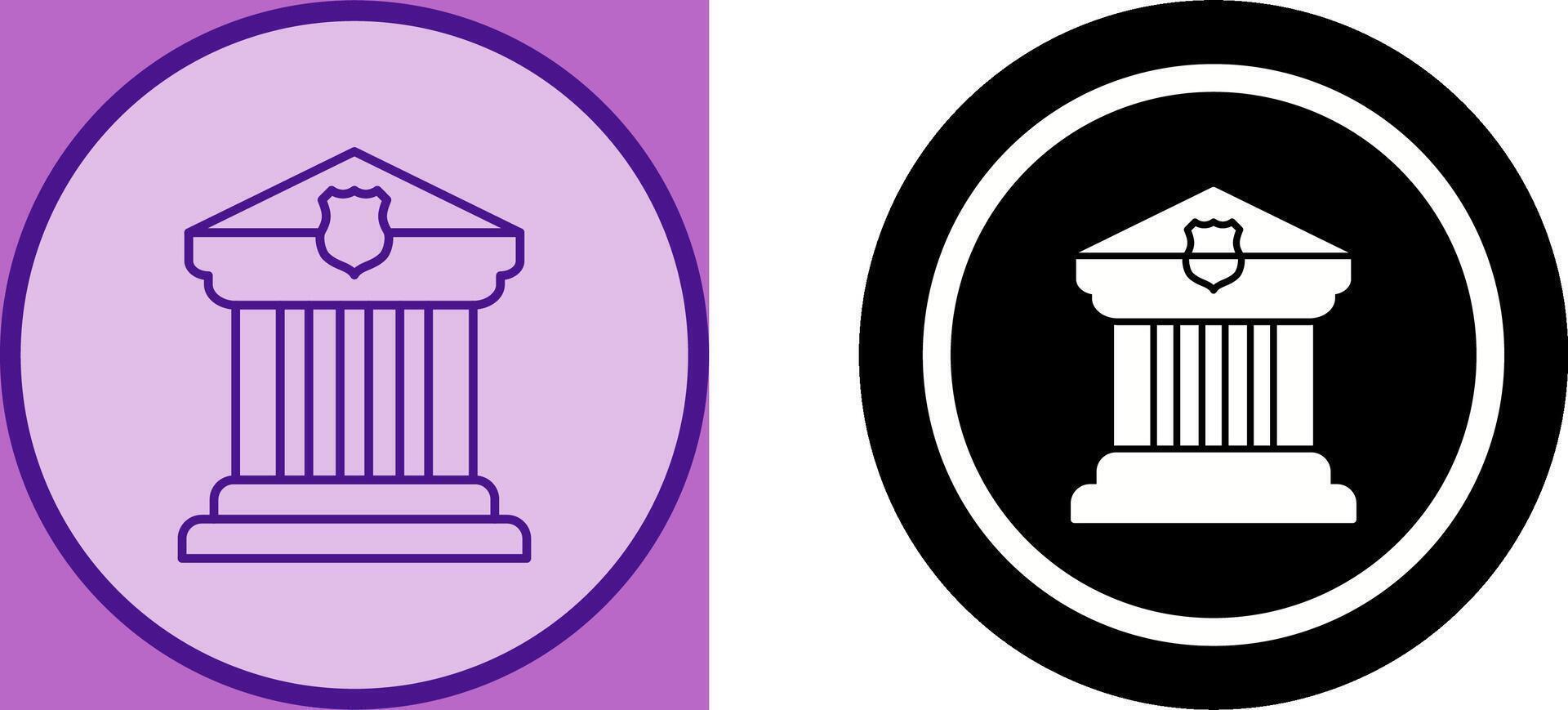 Courthouse Icon Design vector