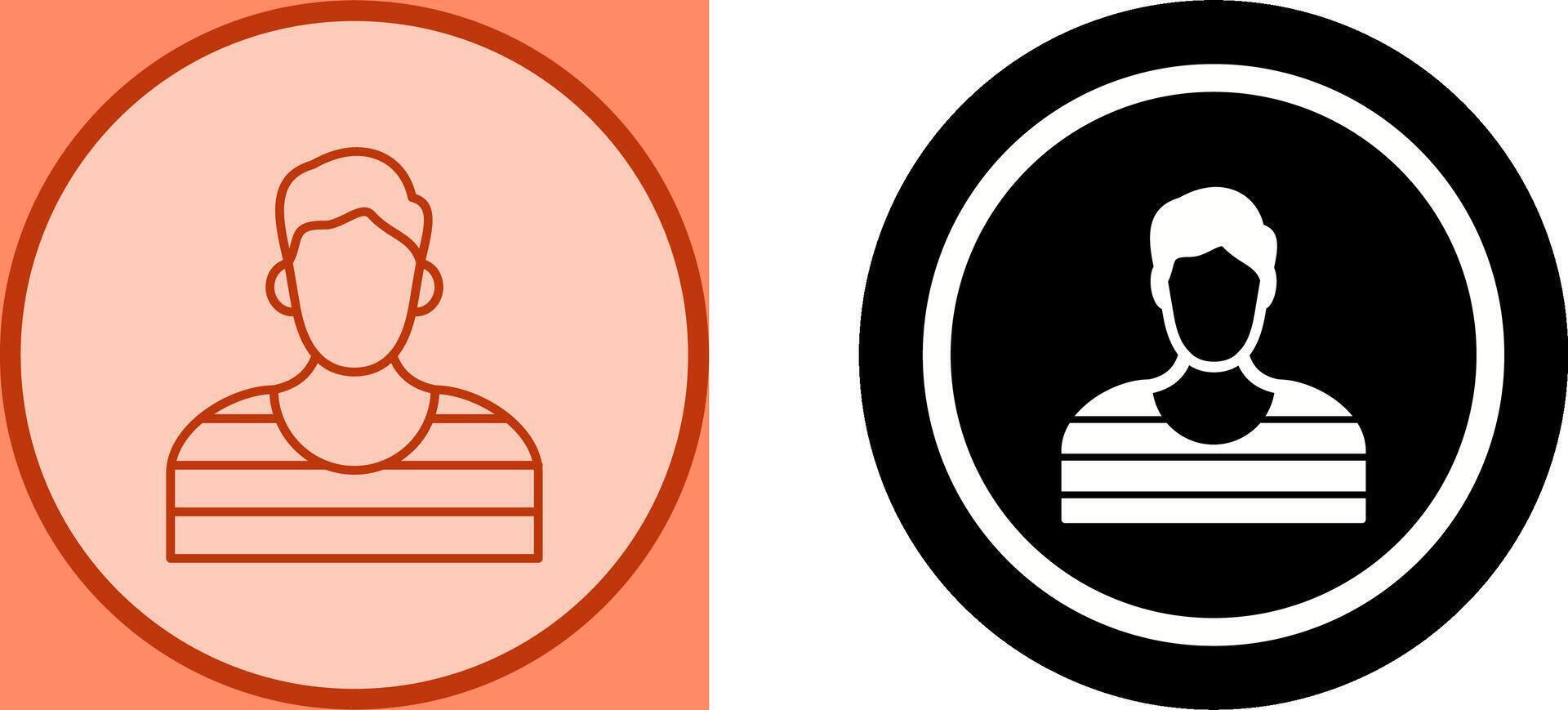 Prisioner Icon Design vector