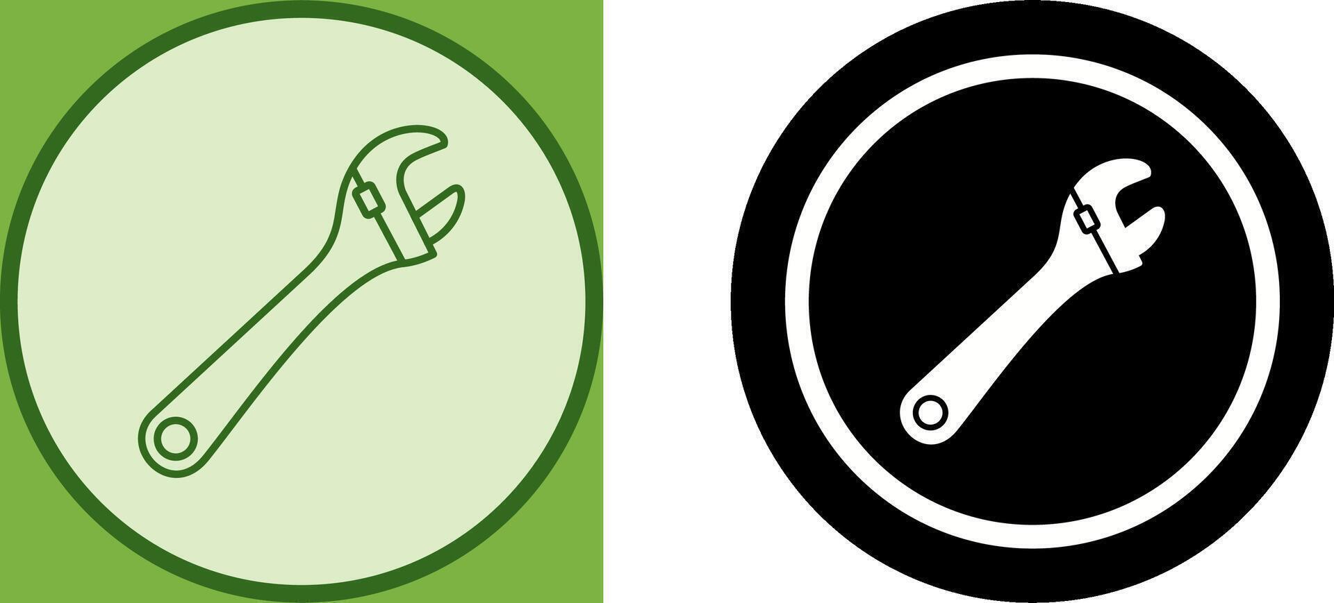 Wrench Icon Design vector
