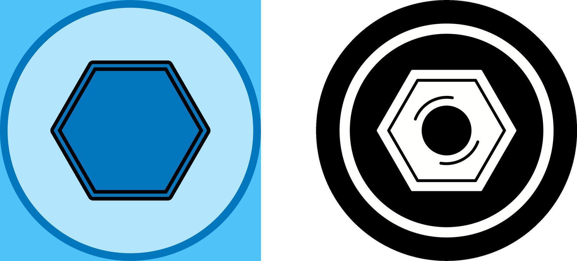 Nut Icon Design vector