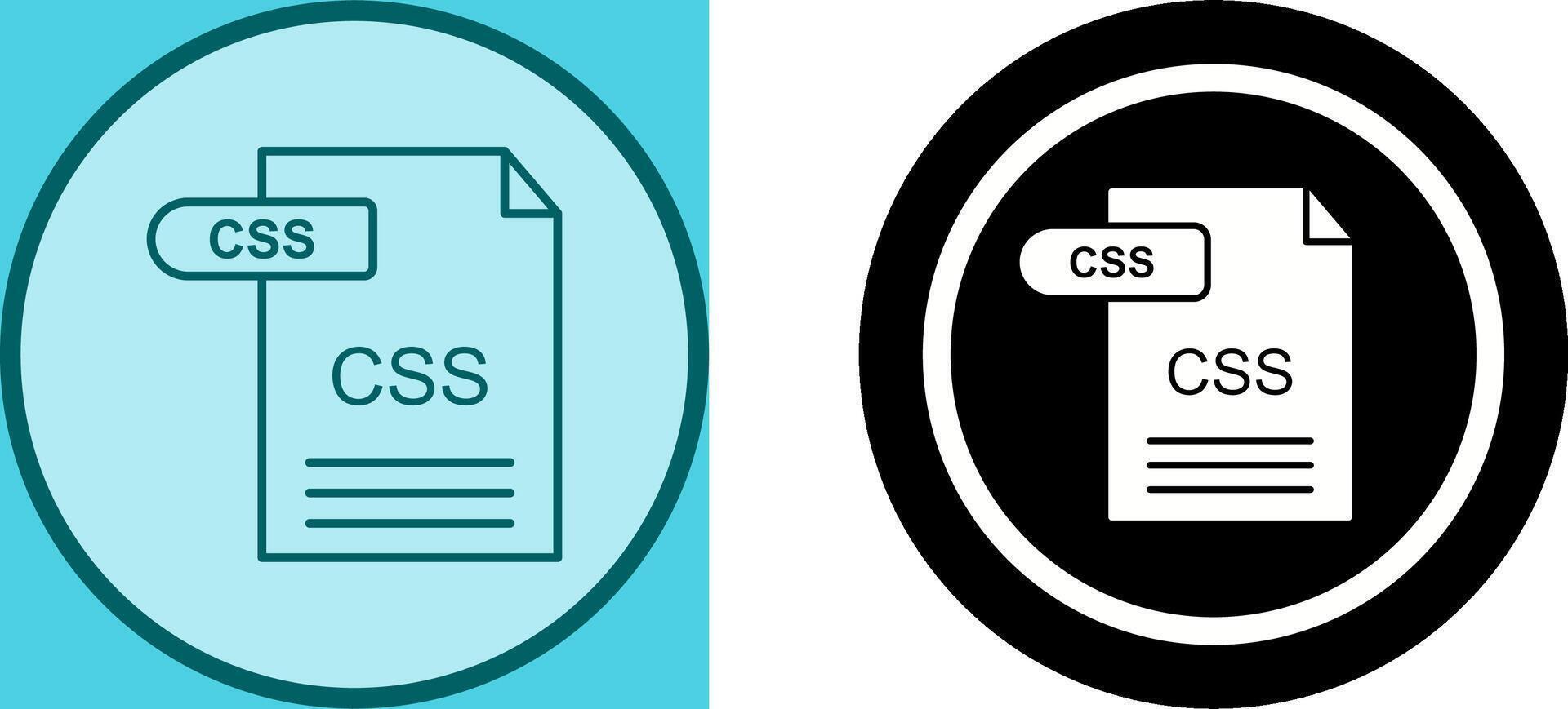 CSS Icon Design vector