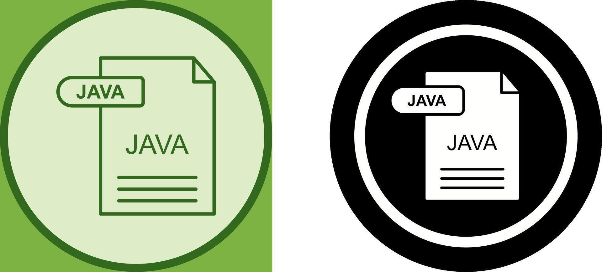 Java Icon Design vector