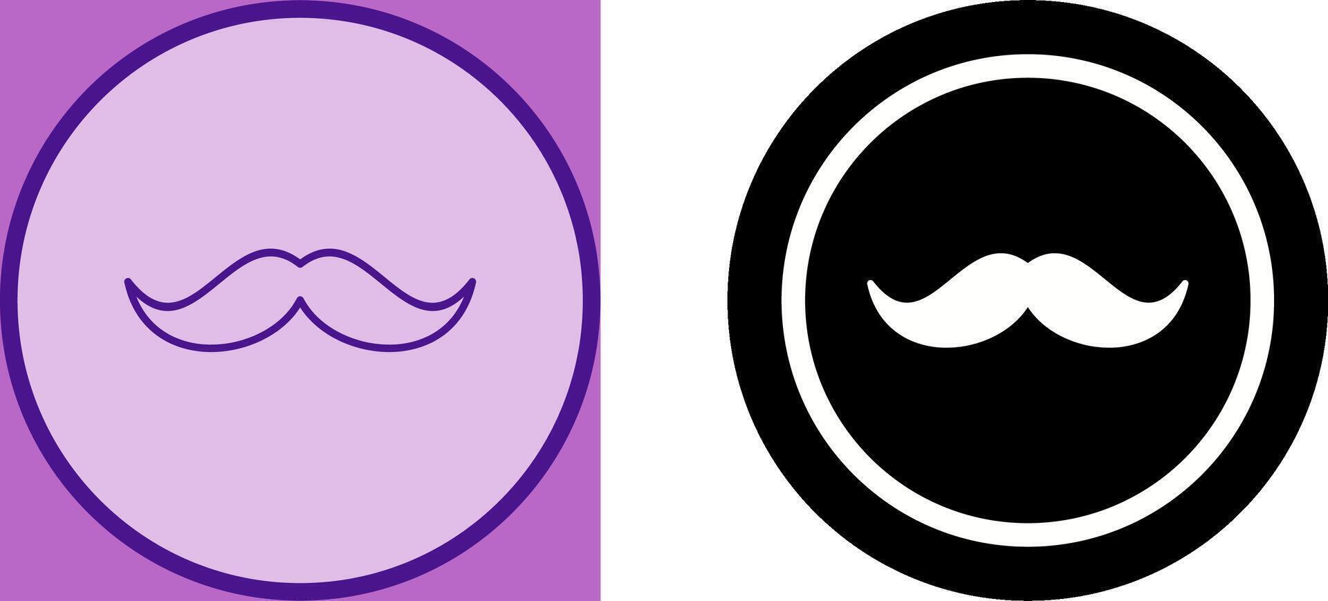 Moustache Icon Design vector