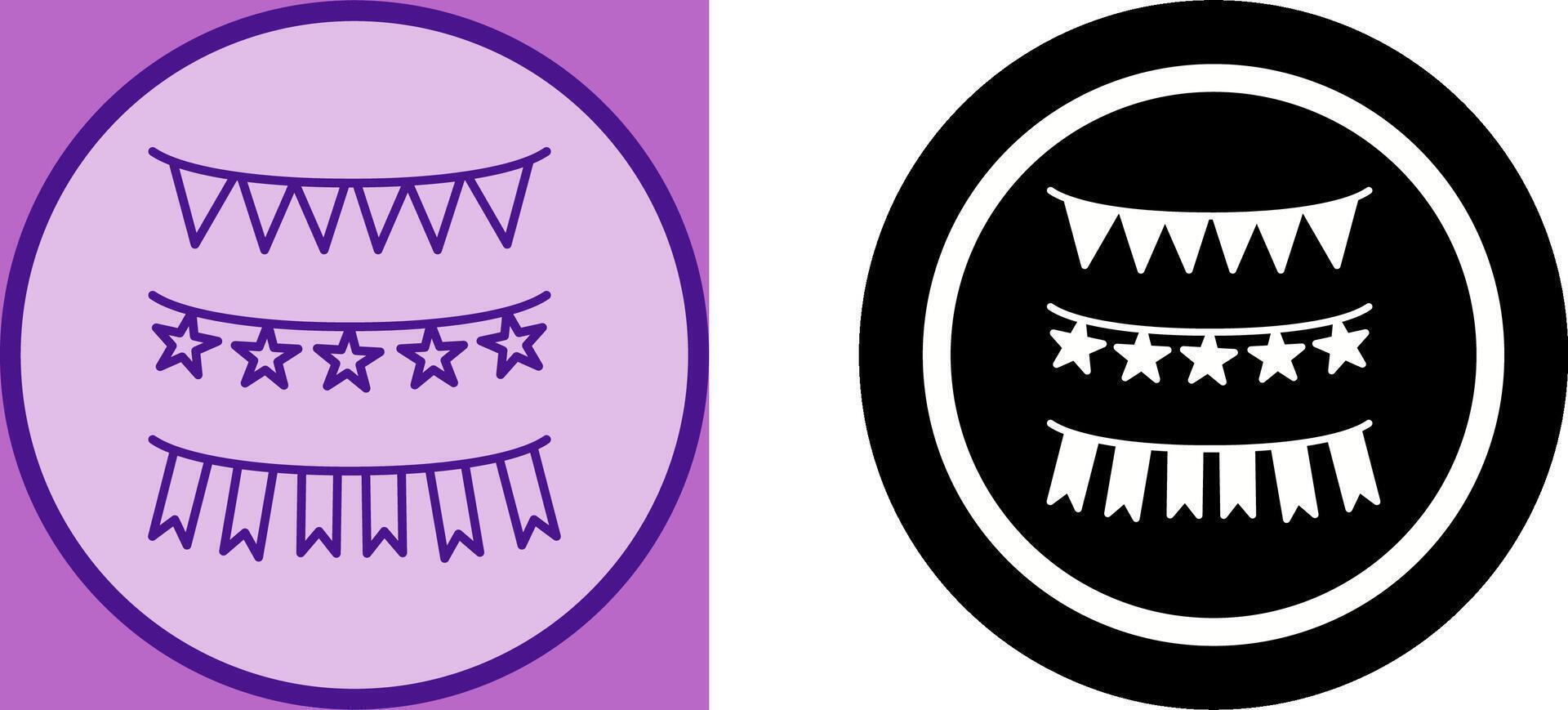 Garlands Icon Design vector
