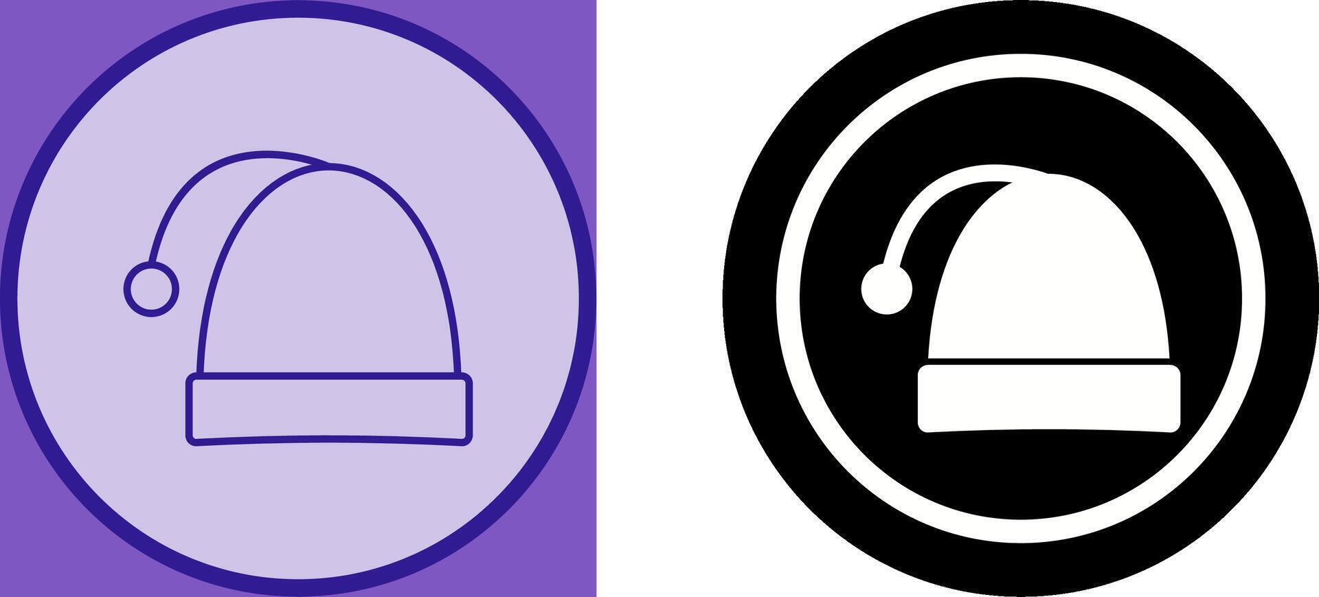 Christmas Cap Icon Design vector