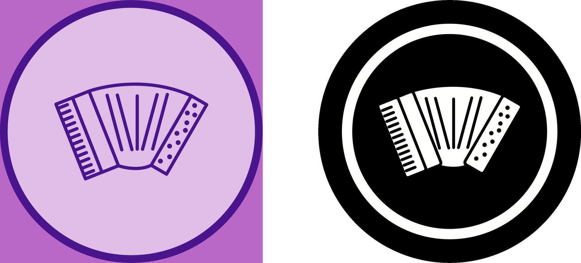 Accordion Icon Design vector