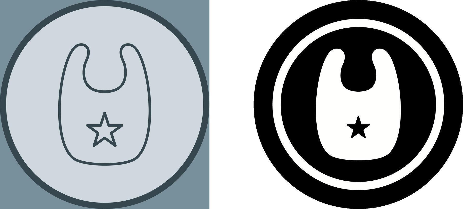 Bib Icon Design vector