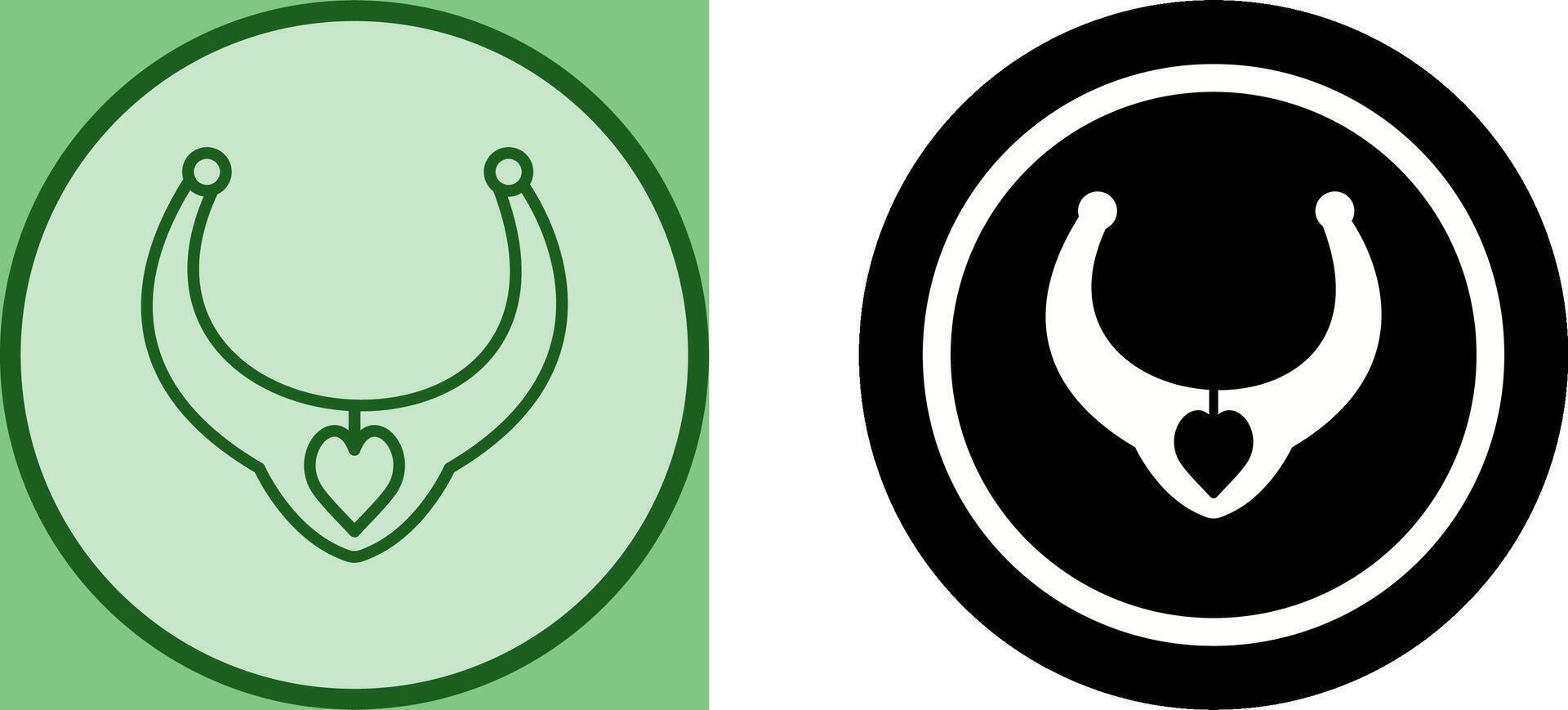 Necklace Icon Design vector
