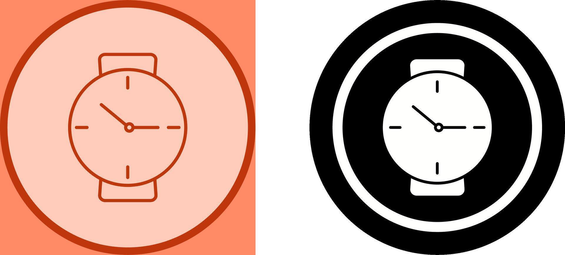 Wrist Watch Icon Design vector