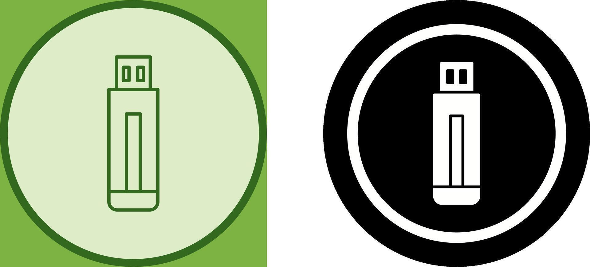 USB Drive Icon Design vector