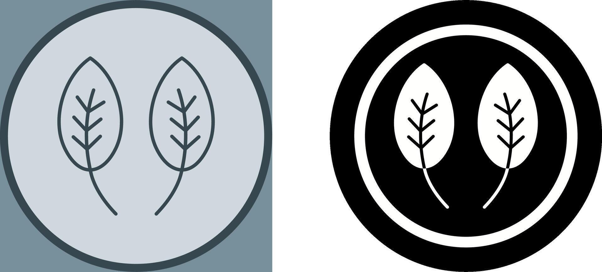 Herb Icon Design vector