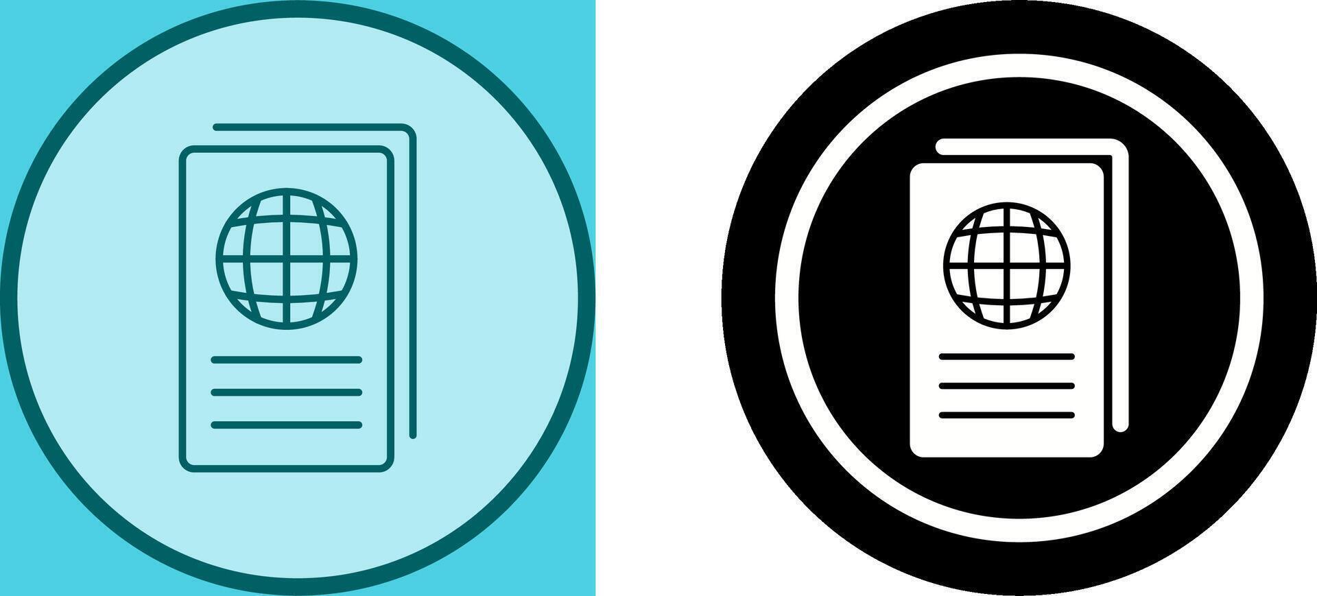 Global Report Icon Design vector