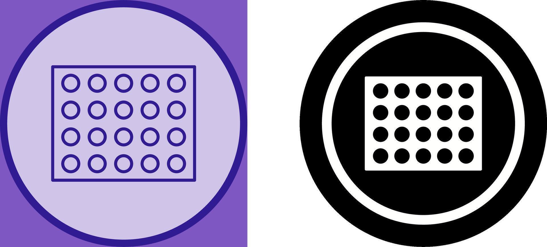 Colored Palette Icon Design vector
