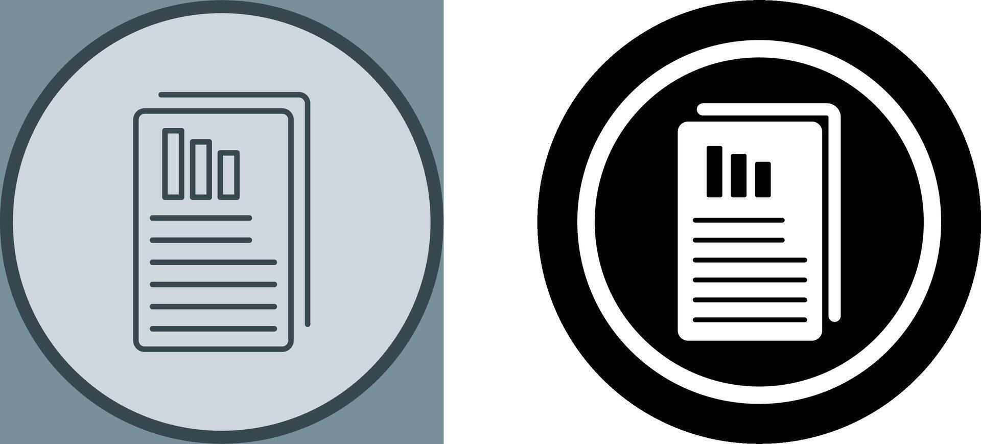 Reports Icon Design vector