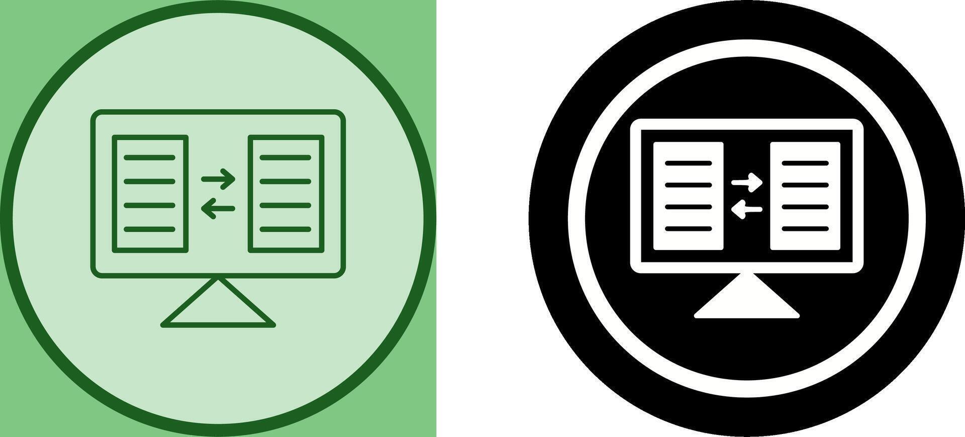 File Sharing Icon Design vector