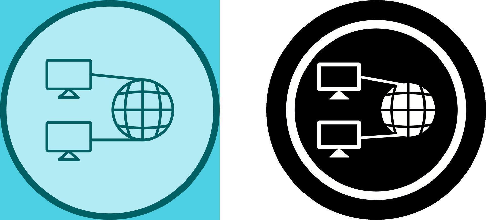 Internet Connectivity Icon Design vector