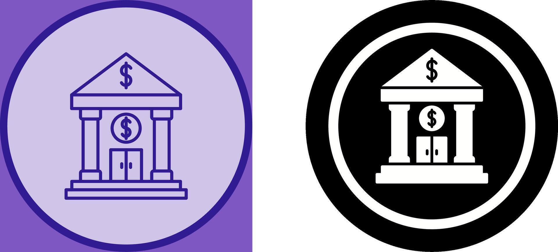 Bank Icon Design vector