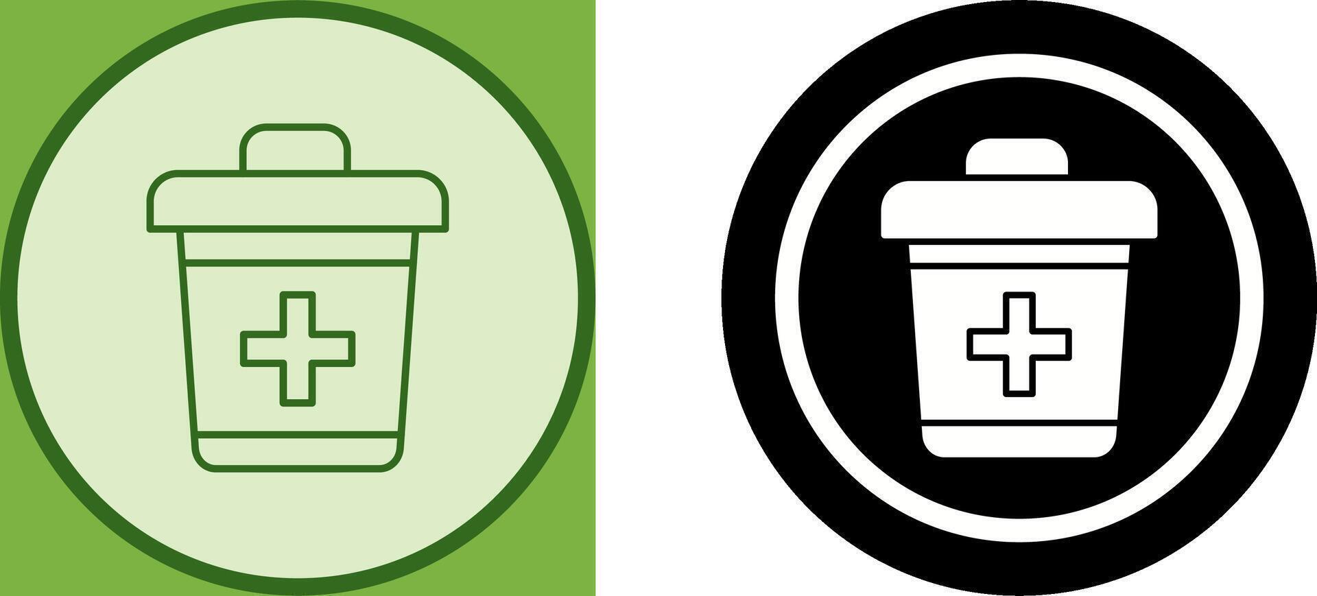 Dustbin Icon Design vector