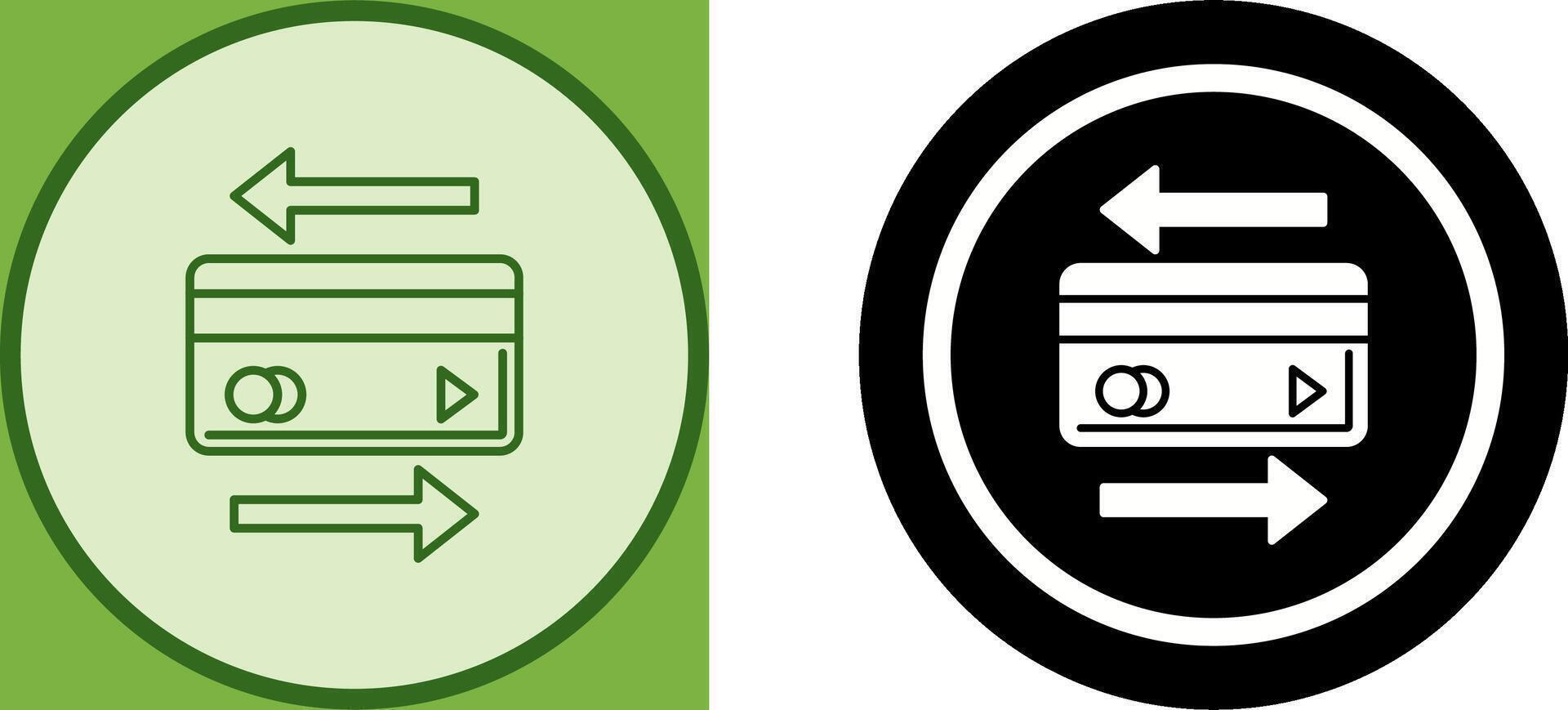 Transaction Icon Design vector
