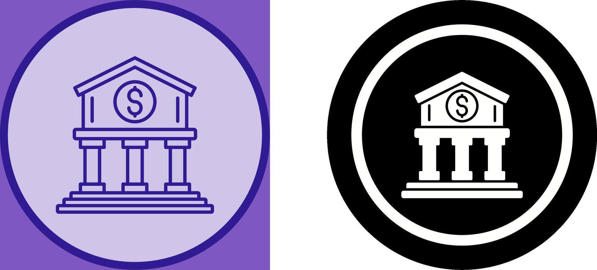 Bank Icon Design vector