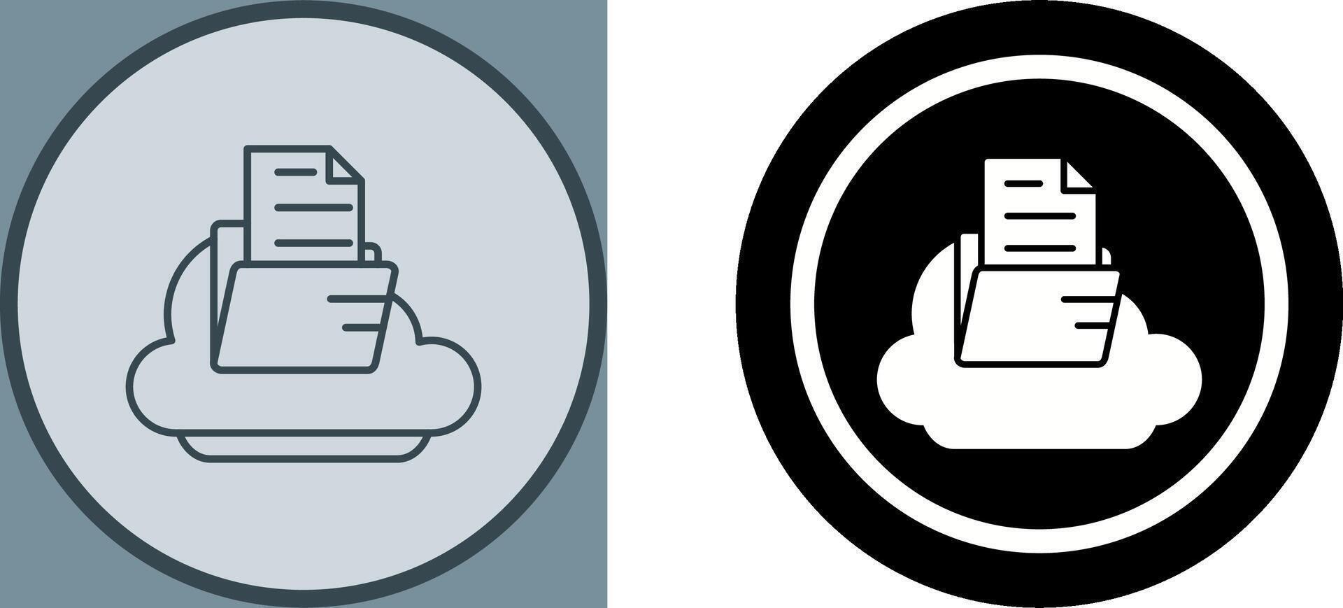 Cloud Icon Design vector
