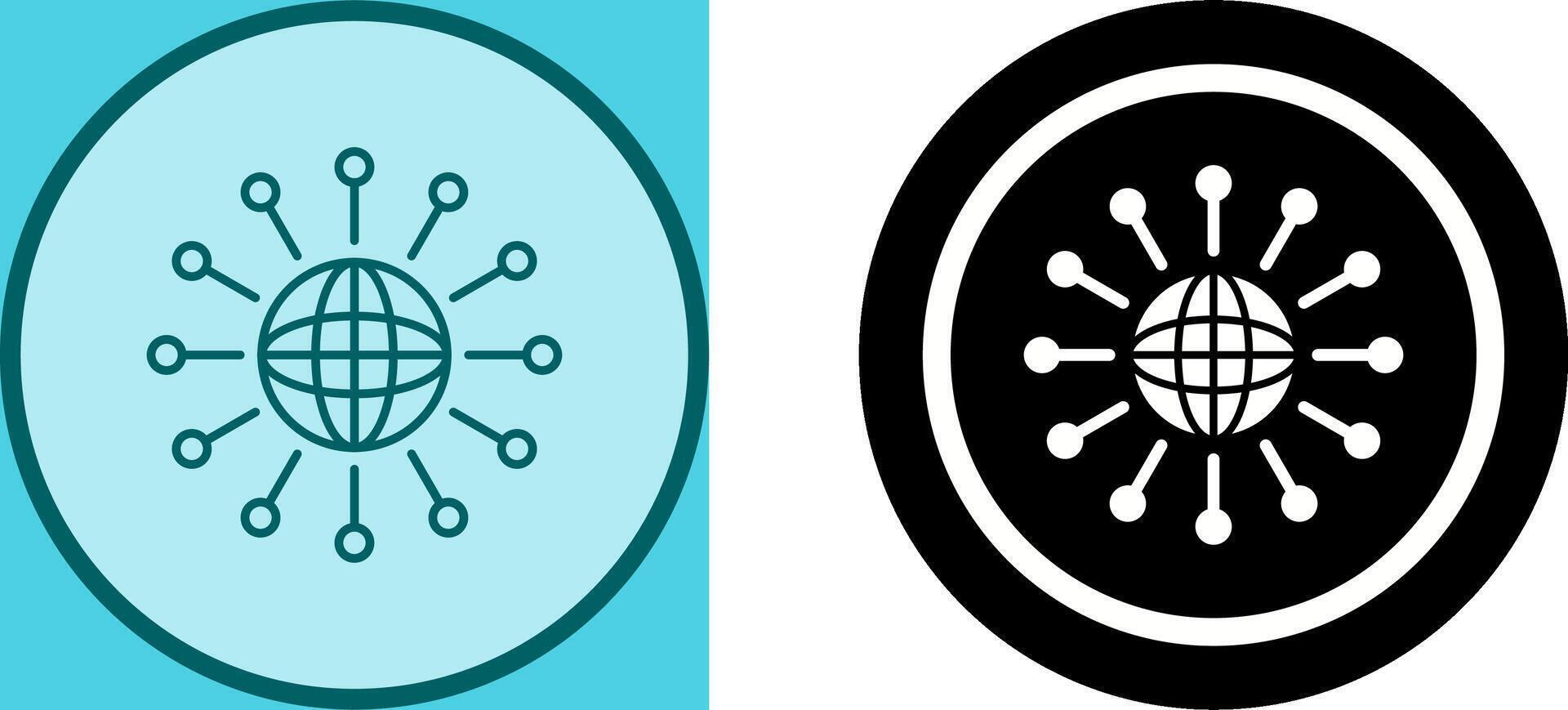 Networking Icon Design vector