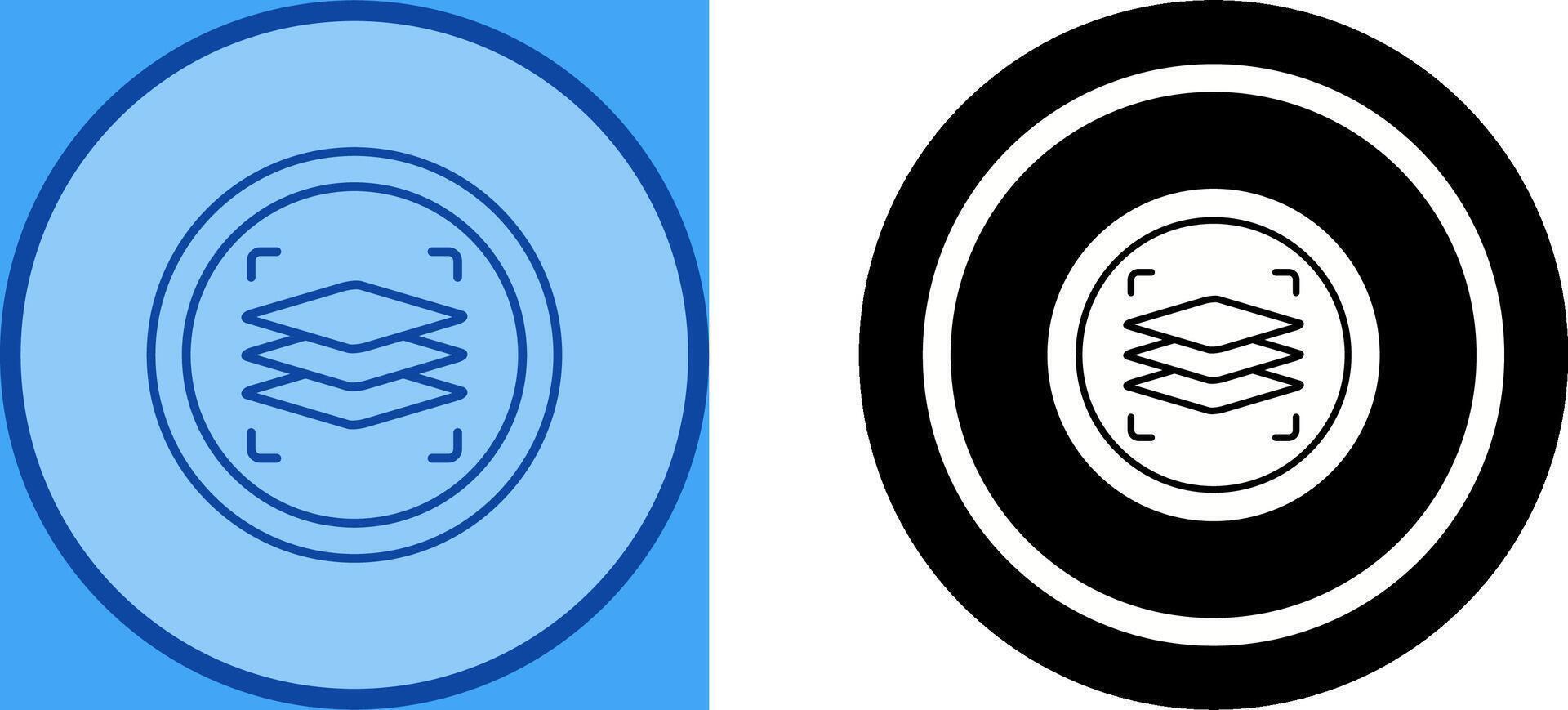 Layers Icon Design vector