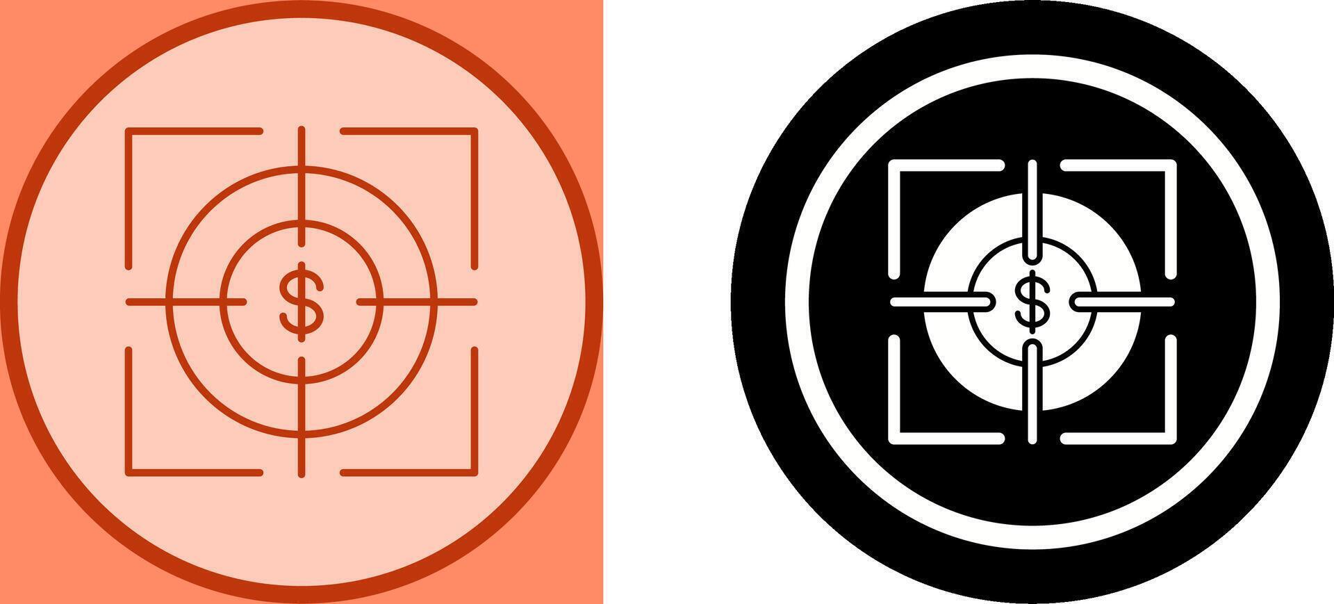 Target Icon Design vector