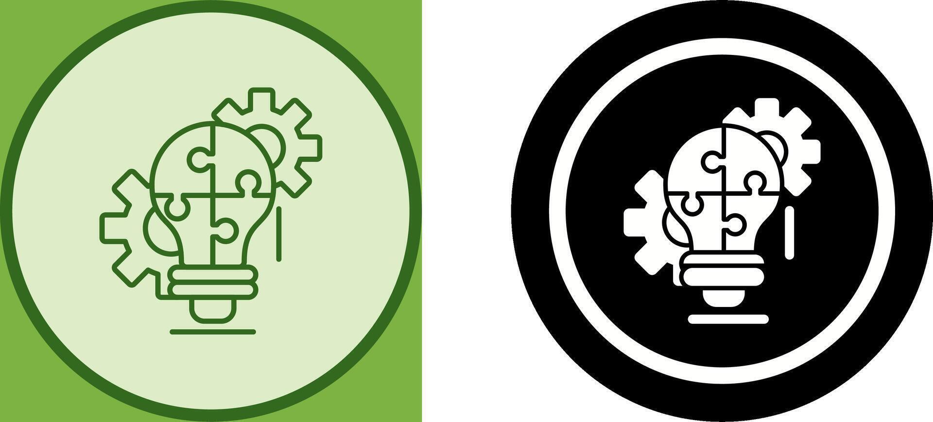 Problem Solving Icon Design vector