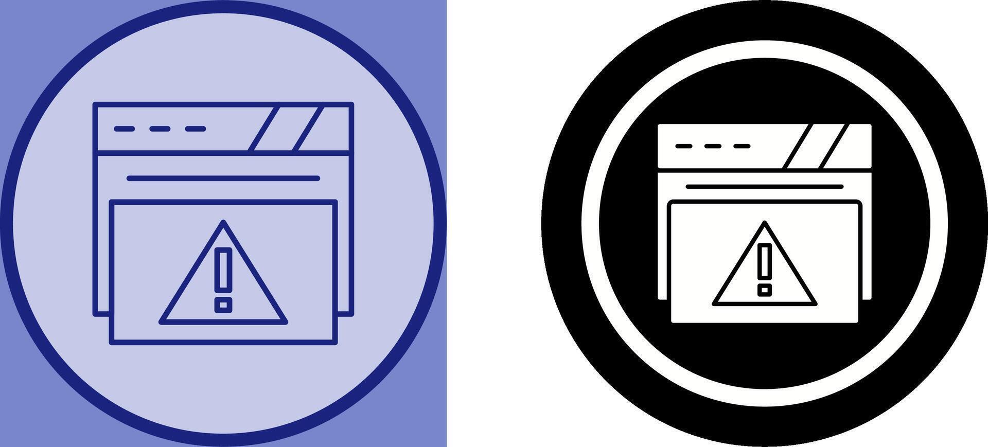 Alert Icon Design vector