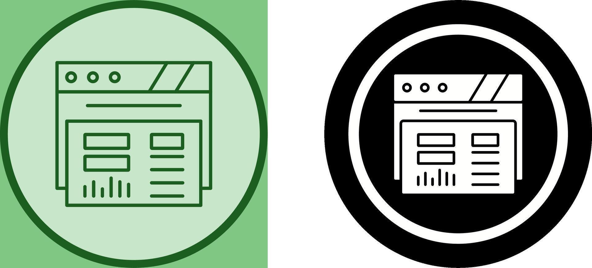 Dashboard Icon Design vector