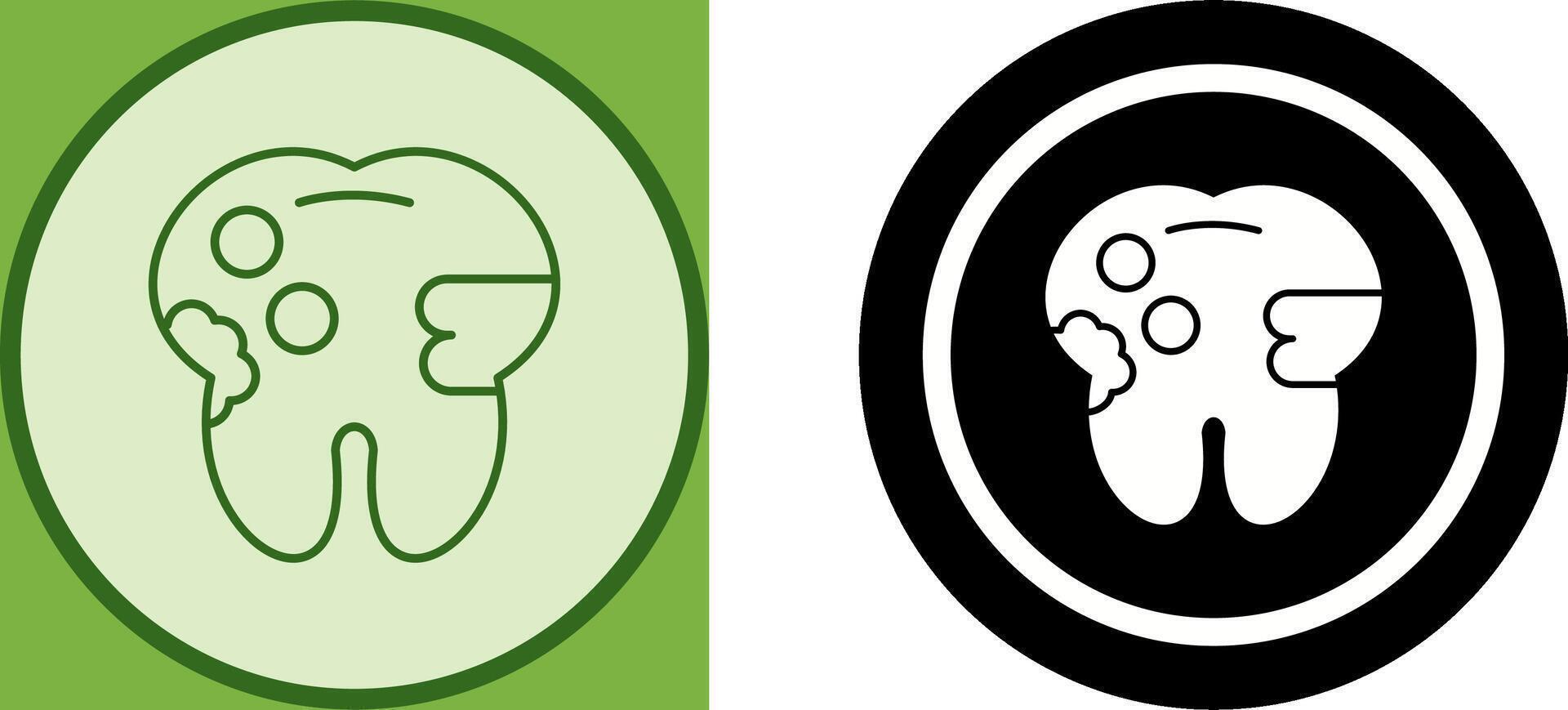 Caries Icon Design vector