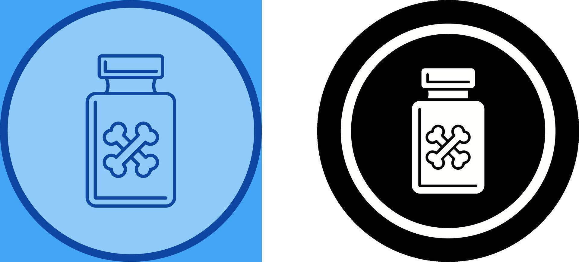 Poison Icon Design vector
