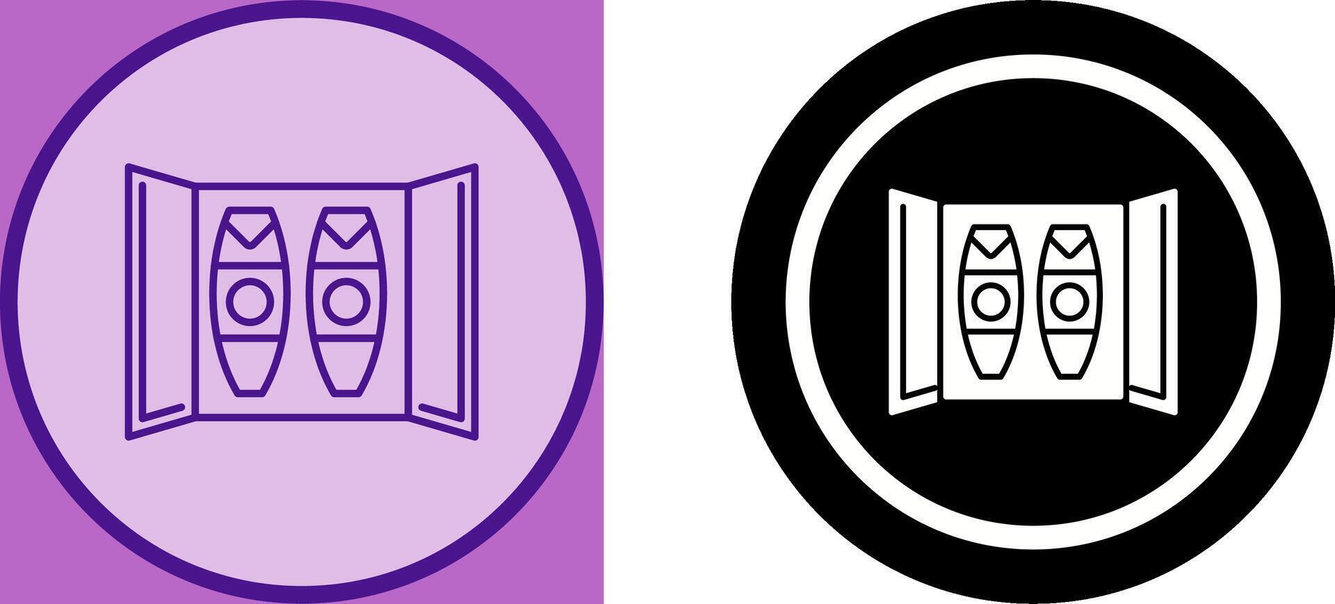 Cigar Box Icon Design vector