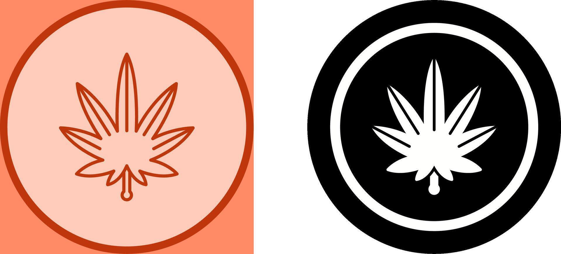 Weed Icon Design vector