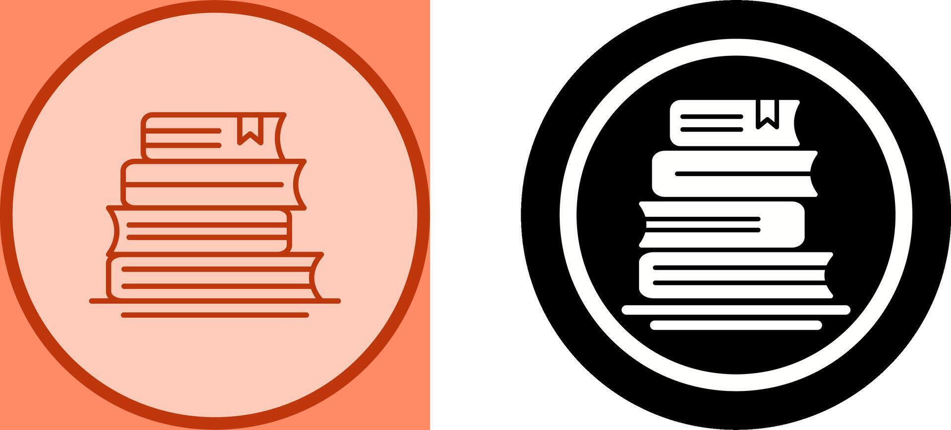 Books Icon Design vector