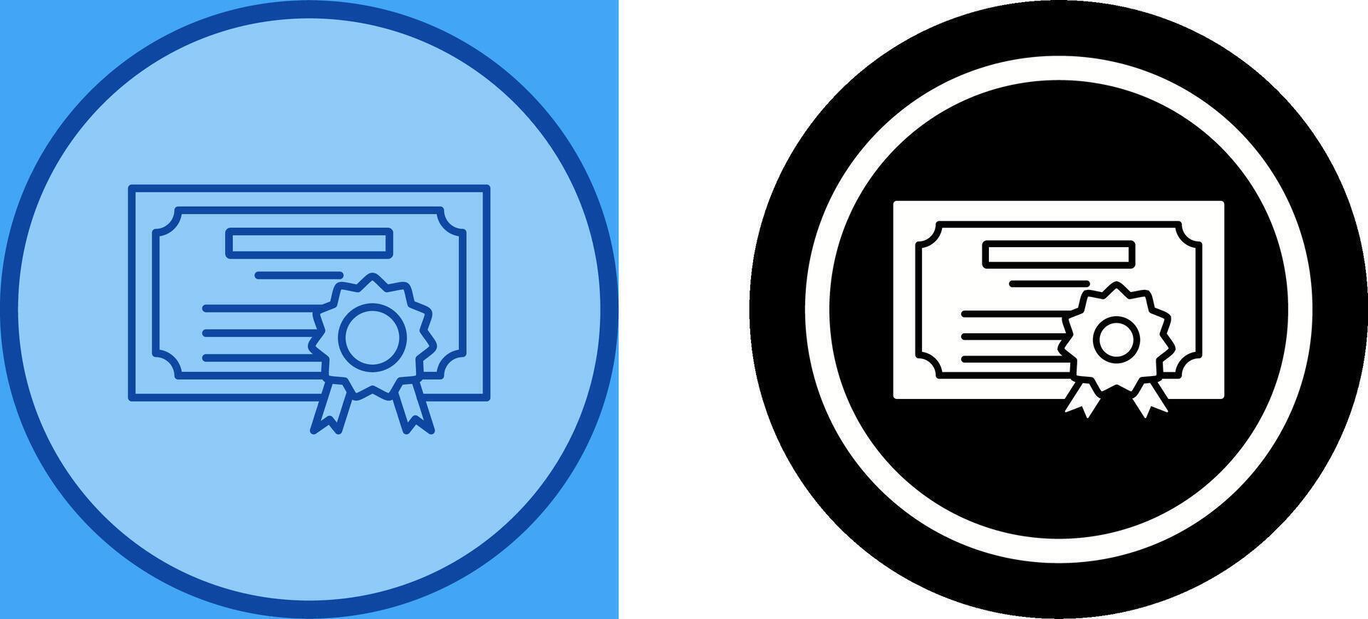 Diploma Icon Design vector